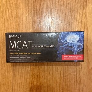 Kaplan MCAT Flashcards with App Access